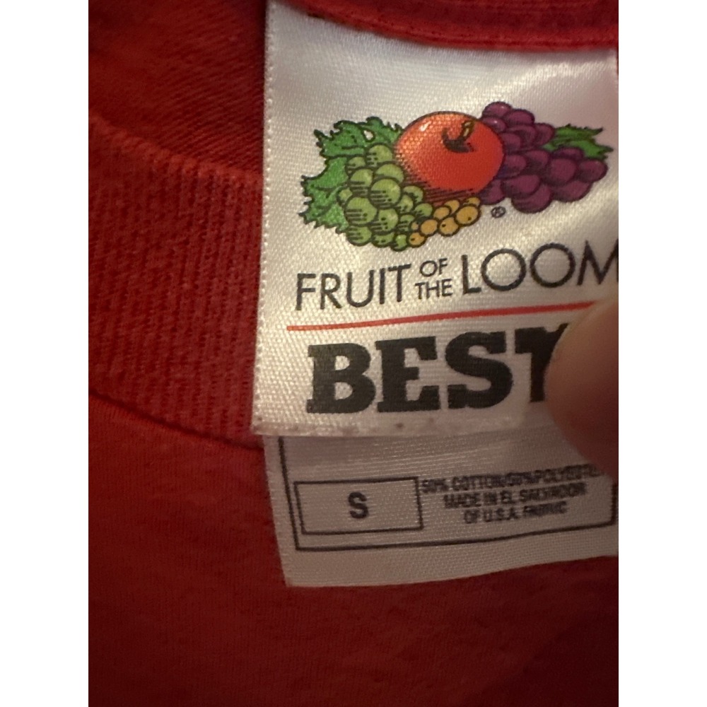 Fruit of the Loom Minnesota Twins Red Graphic T-Shirt Huey 7 Small Baseball Tee - Picture 2 of 4
